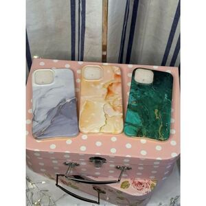 iPhone 13 Pro Max phone cases, Matte Marble Look